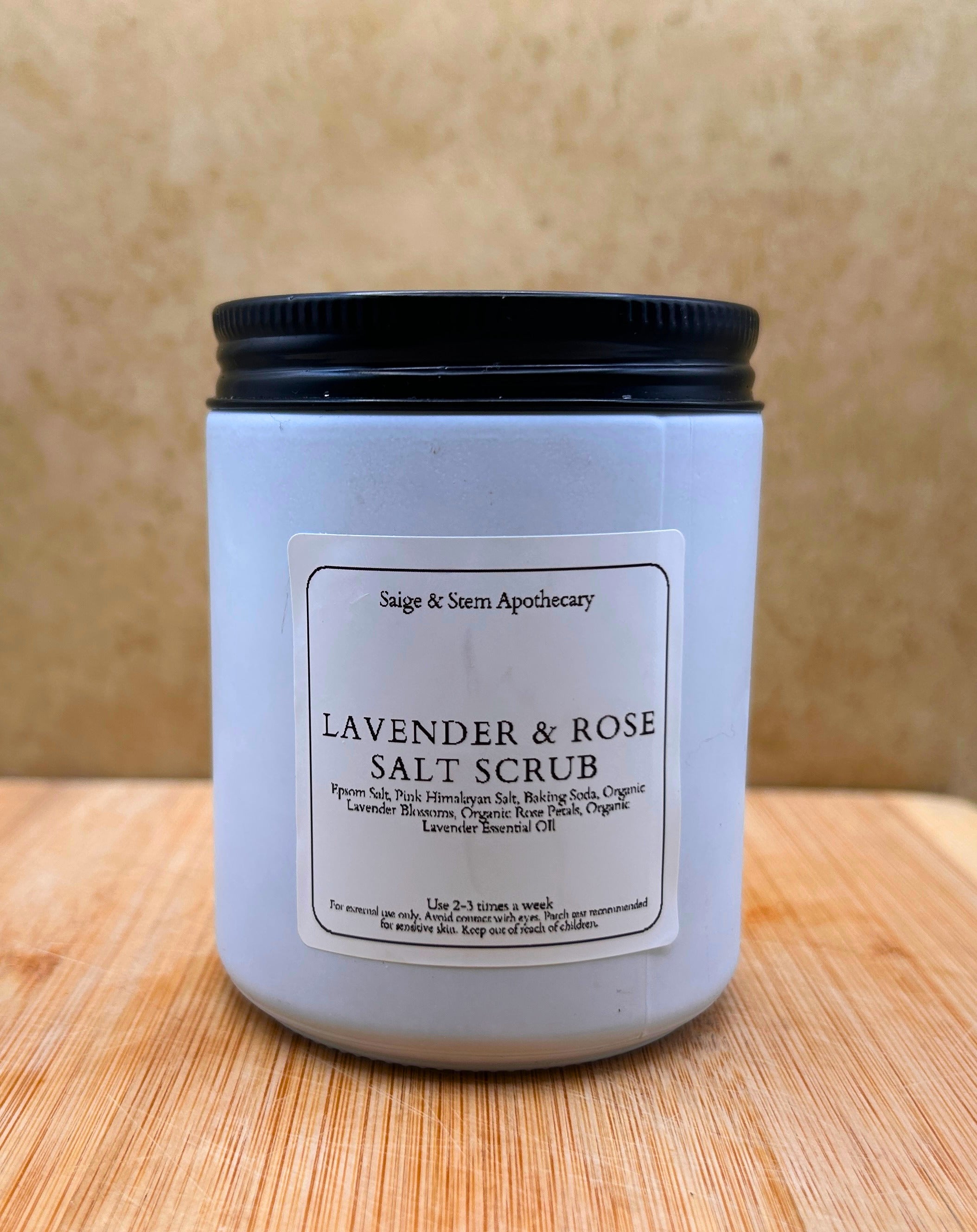 Lavender and Rose Renewal Scrub