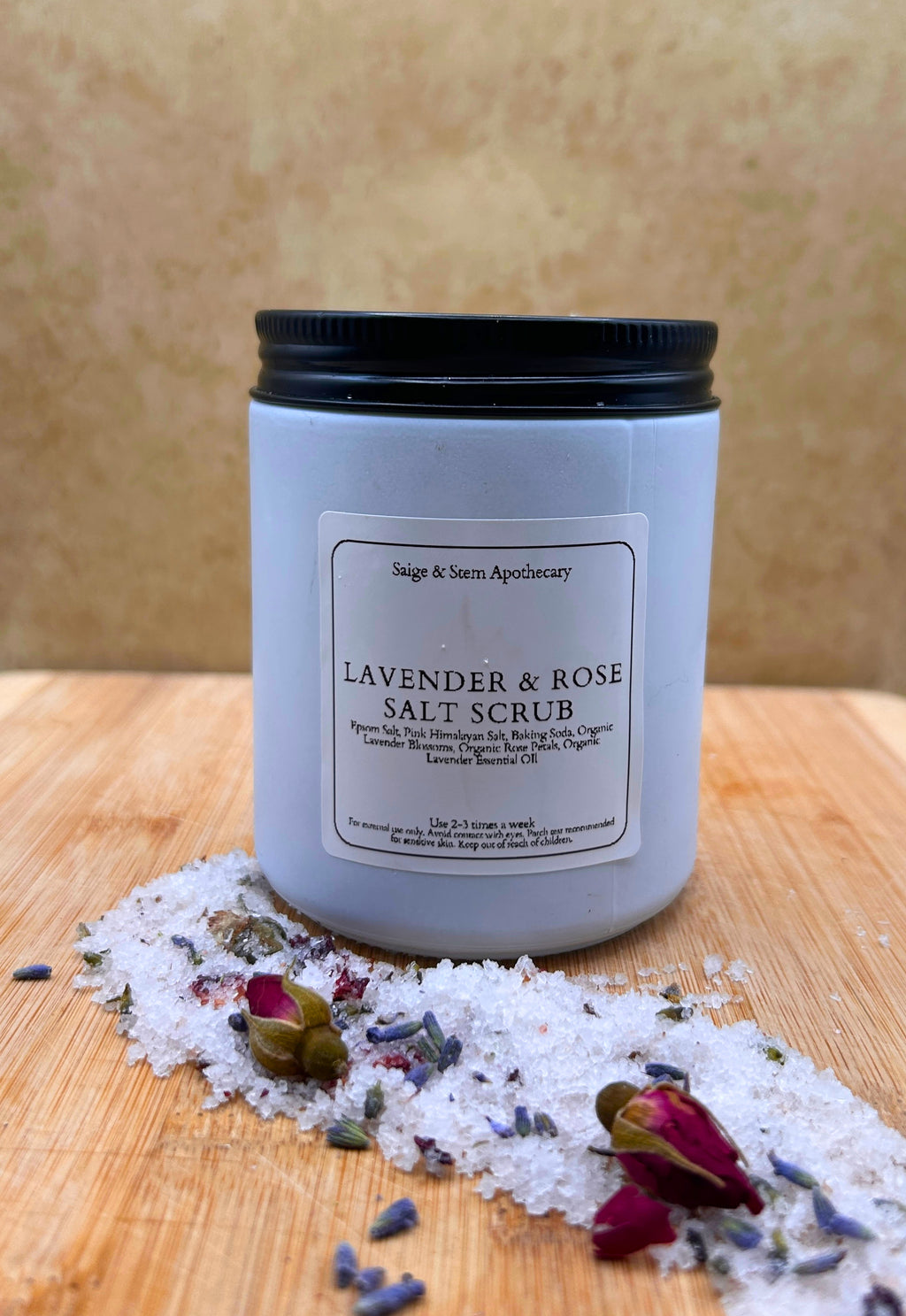 Lavender and Rose Renewal Scrub