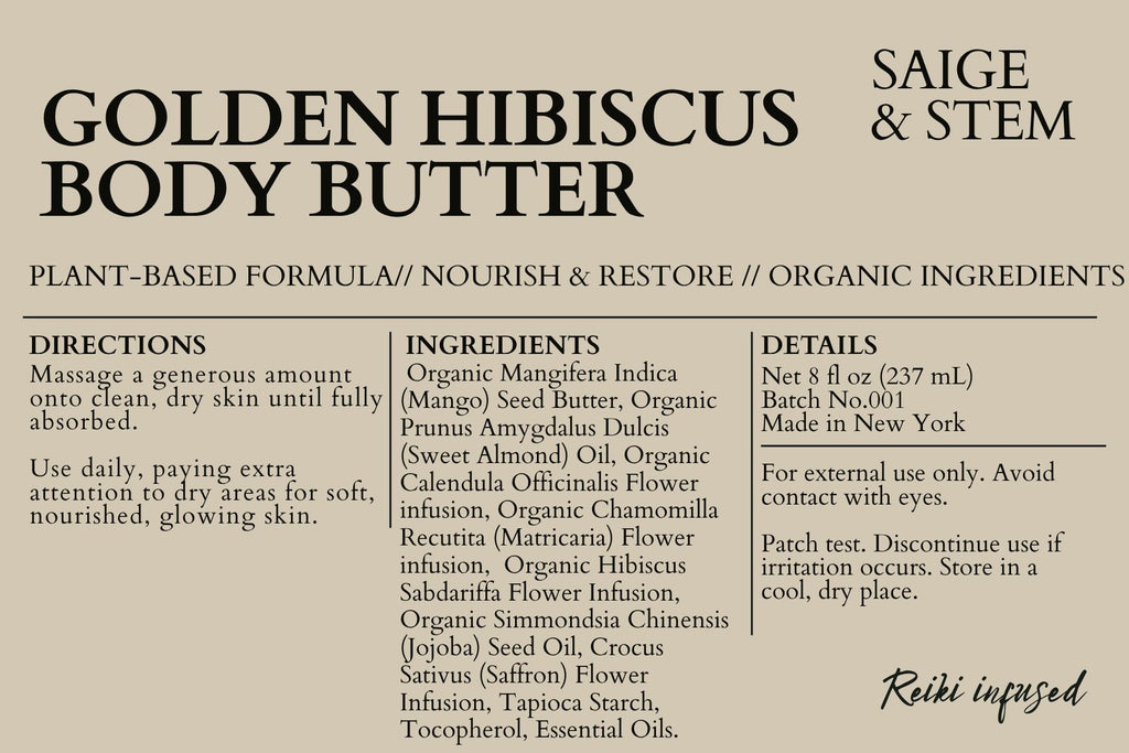 Golden Hibiscus Body Butter