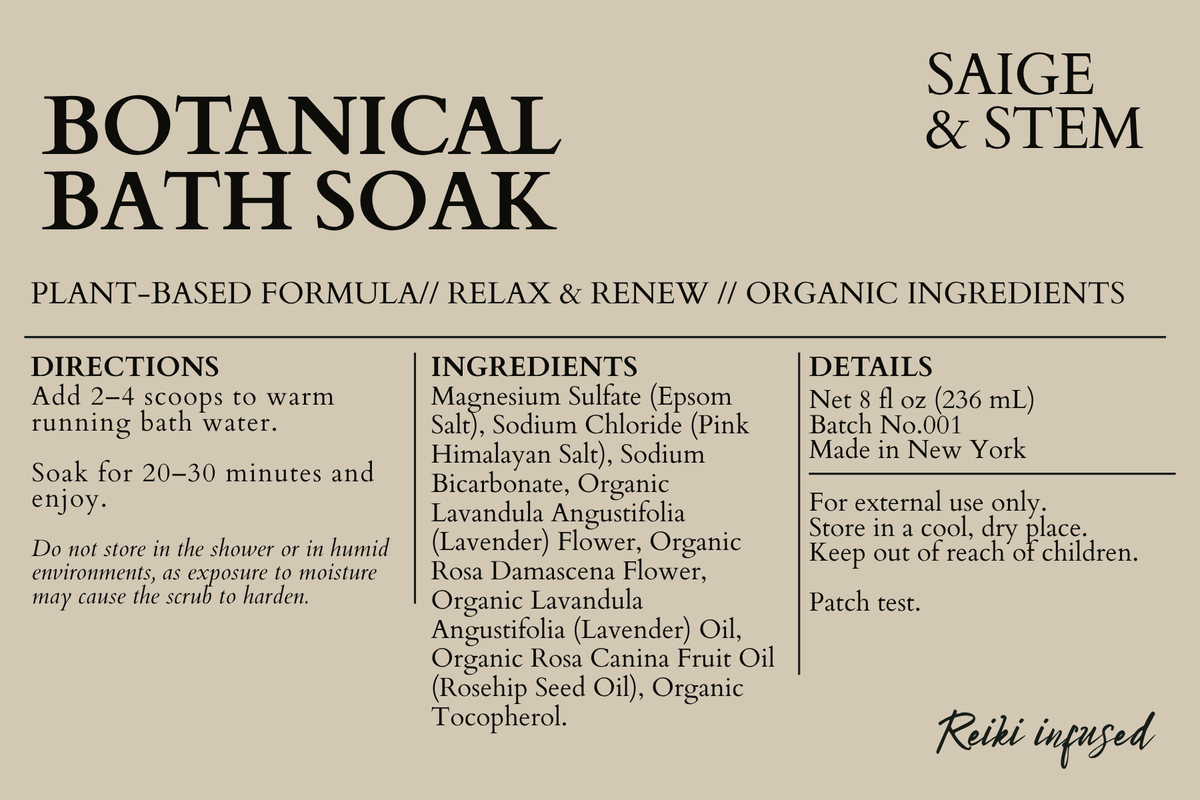 Botanical Bath Soak