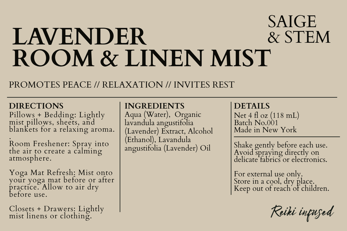 Lavender Room & Linen Mist